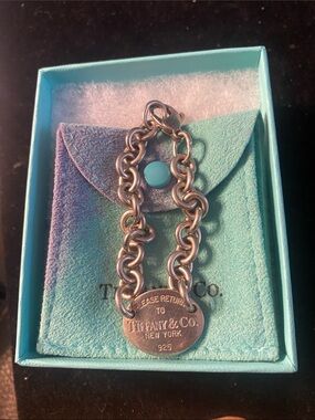 Authentic Tiffany & Co. Sterling Silver Toggle Bracelet